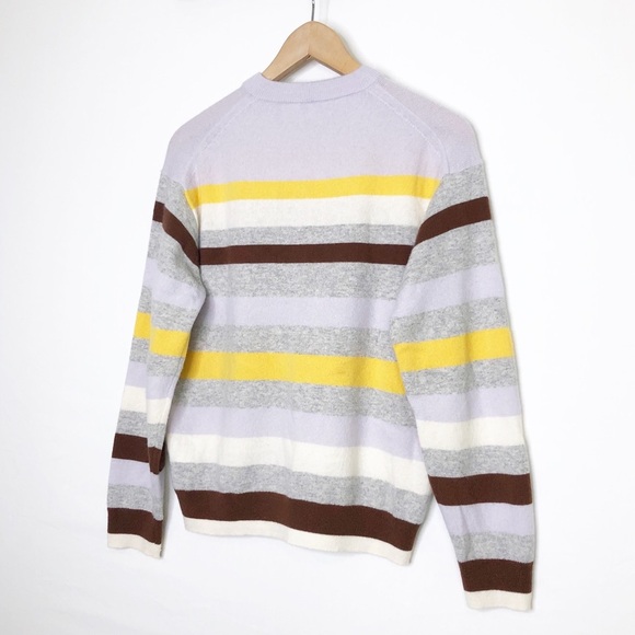 Lafayette 148 NYC nautical, striped, cashmere, pull over sweaters - Picture 9 of 13